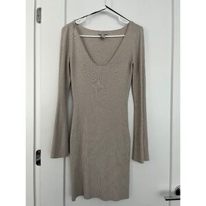 H&M Rib-Knit Sweater Dress